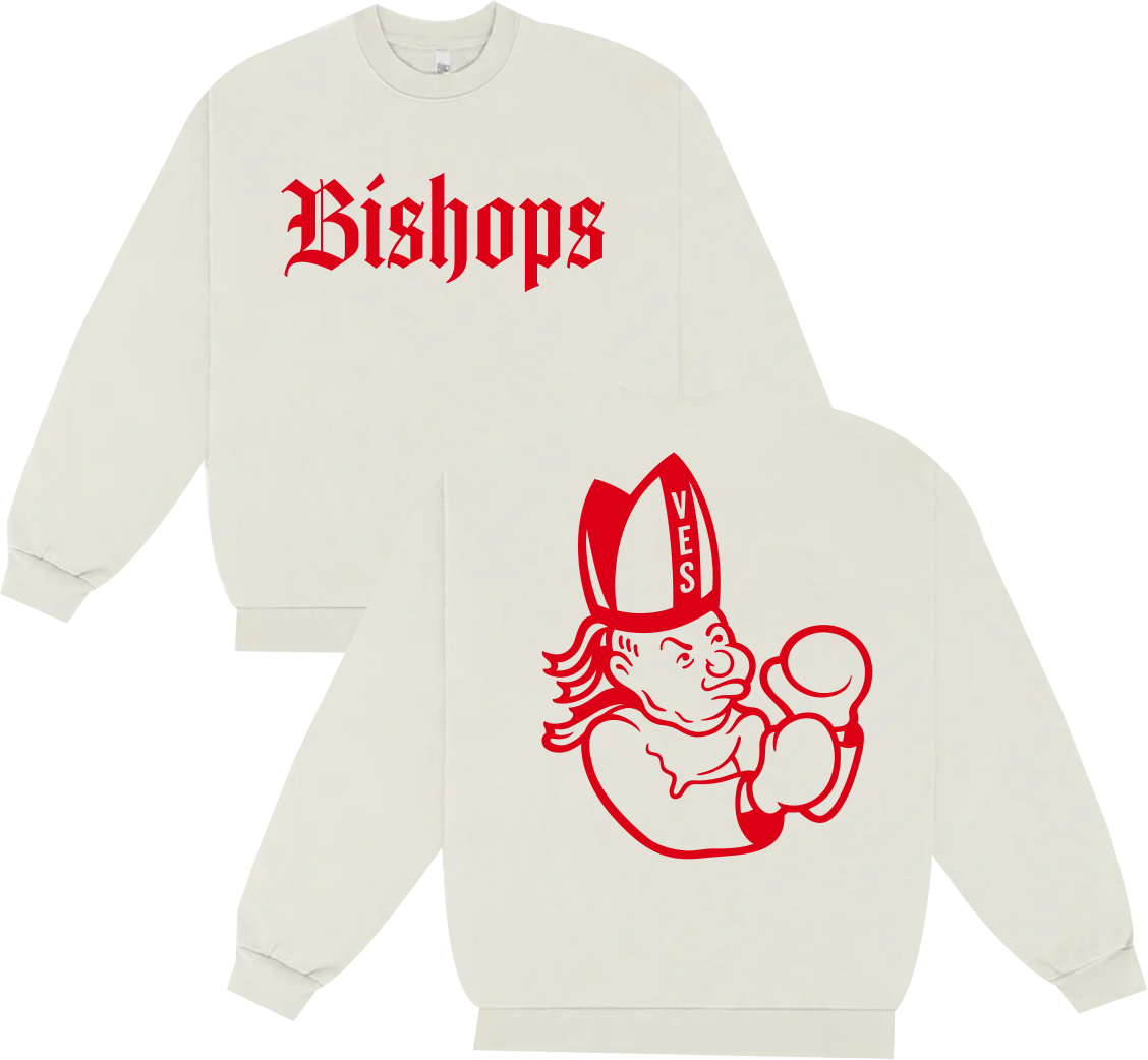 Creme Bishops Crewneck Sweatshirt