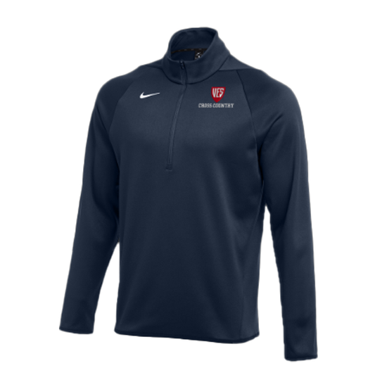 Men's Navy Nike ThermaFIT 1/4 Zip - Cross Country
