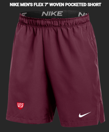Nike Men's Flex 7" Woven Pocketed Shorts - Deep Garnet