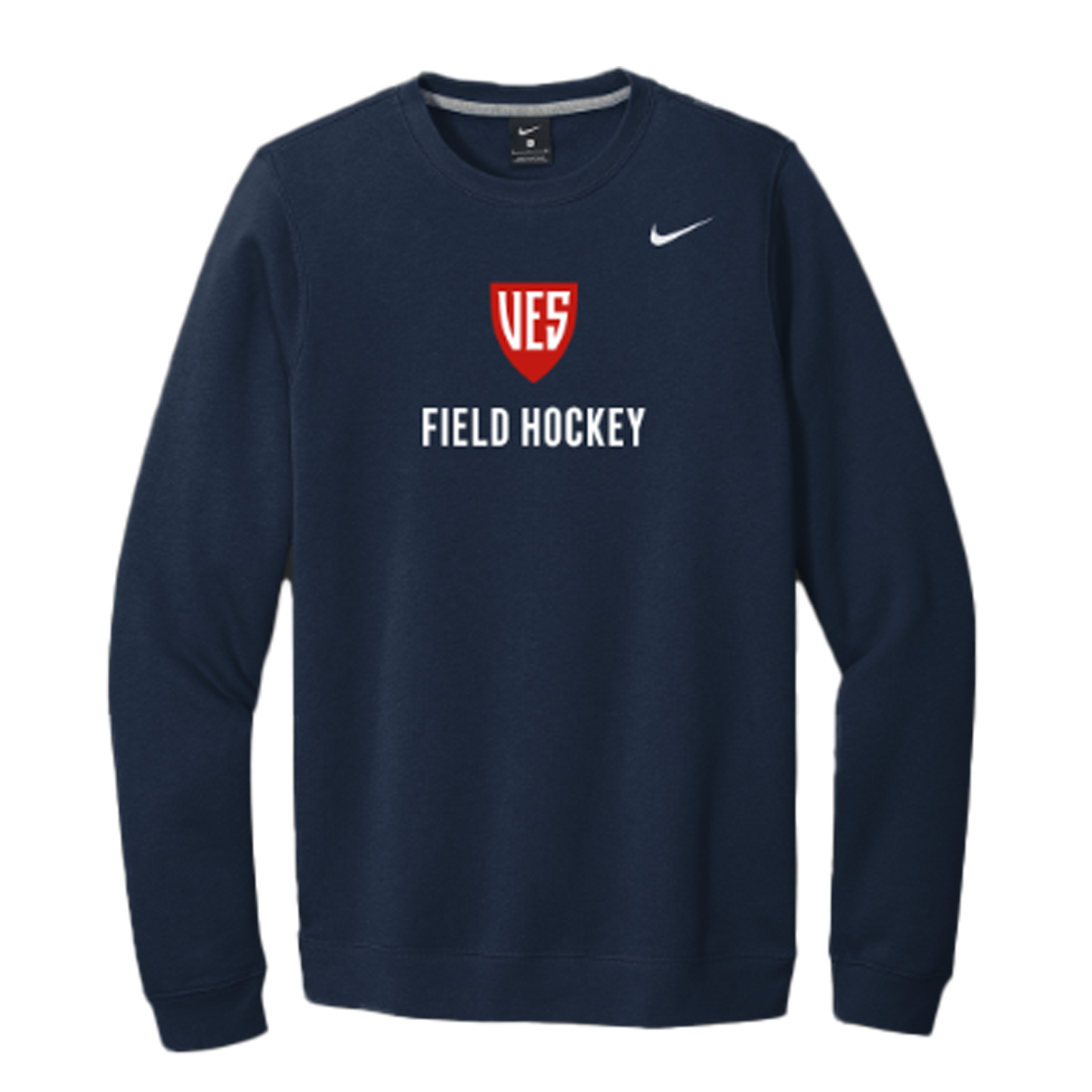 Nike Navy Fleece Crewneck - Field Hockey