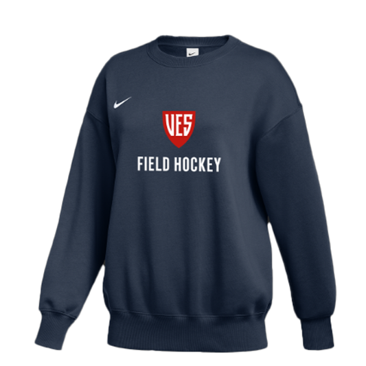 Women's Navy Nike Phoenix Fleece Crewneck - Field Hockey