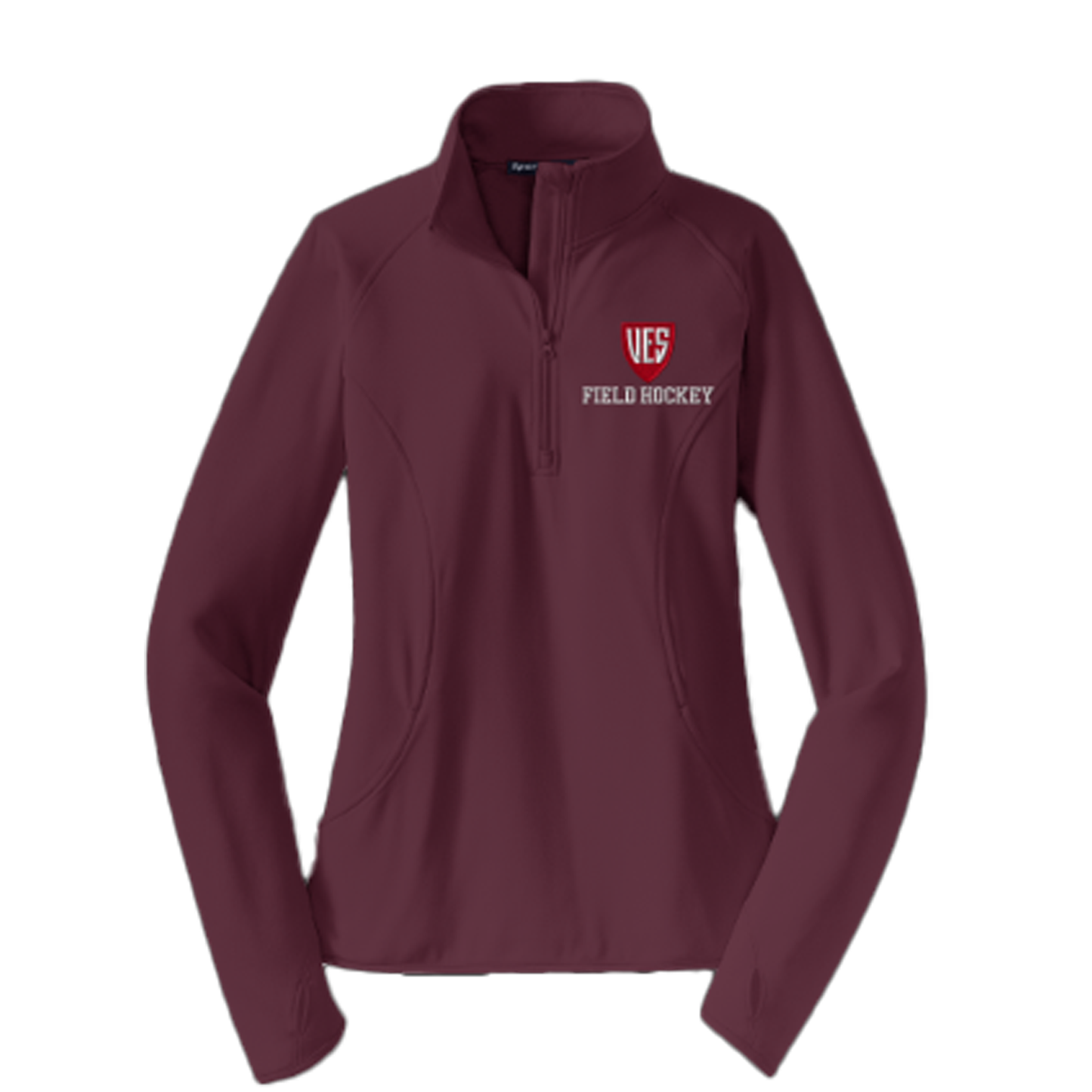Women's Deep Garnet Sport-Tek 1/4 Zip - Field Hockey