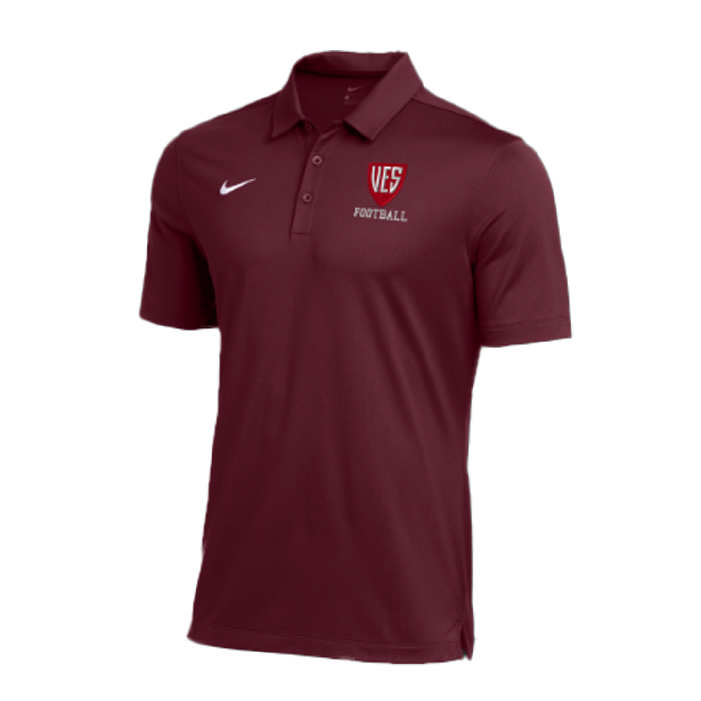 Men's Deep Garnet Nike Dry Franchise Polo - Football