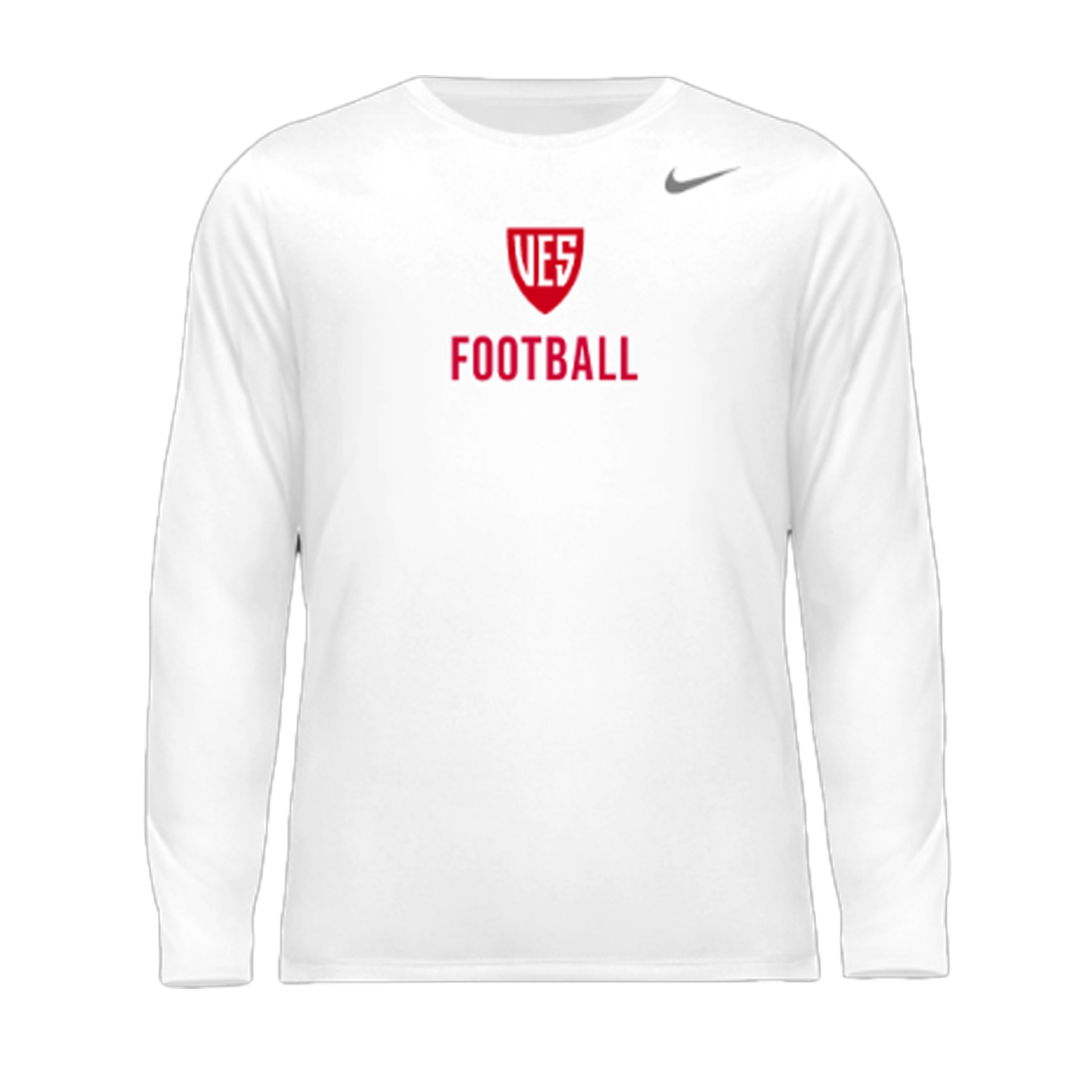 Men's White Nike Long Sleeve - Football