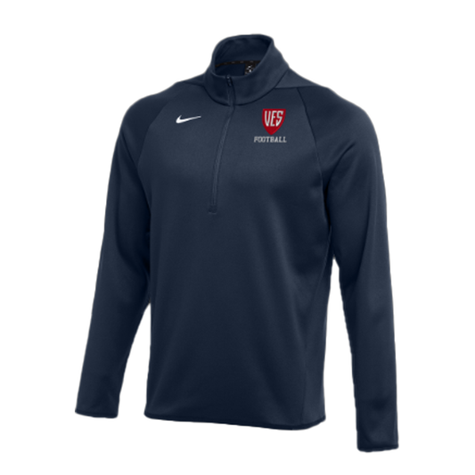 Men's Navy Nike Therma-FIT 1/4 Zip - Football