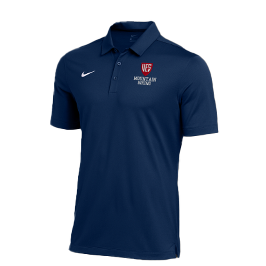 Men's Navy Nike Franchise Polo - Mountain Biking