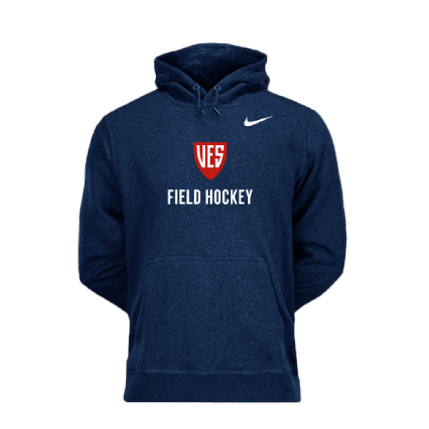 Men's Navy Nike Fleece Hoodie - Field Hockey