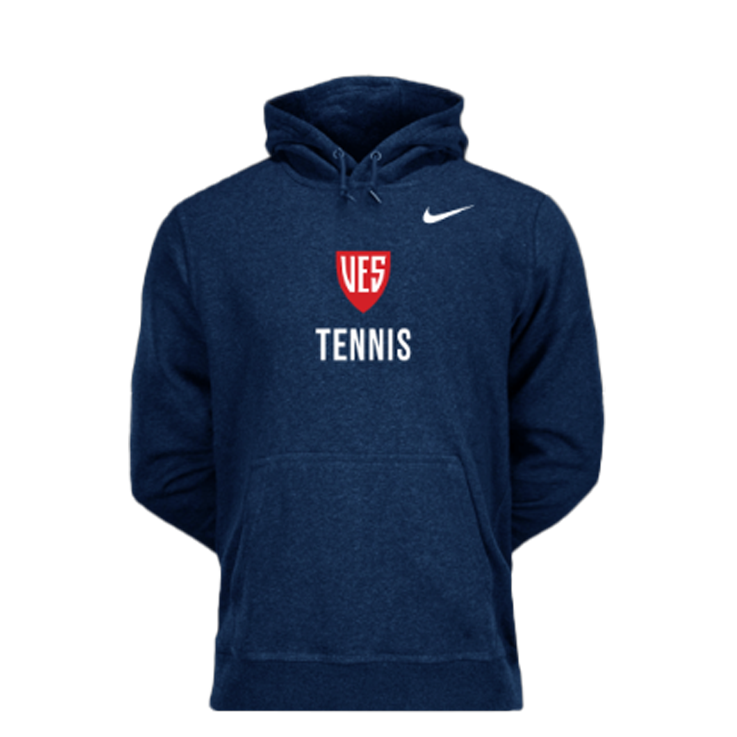 Men's Navy Nike Fleece Hoodie - Tennis