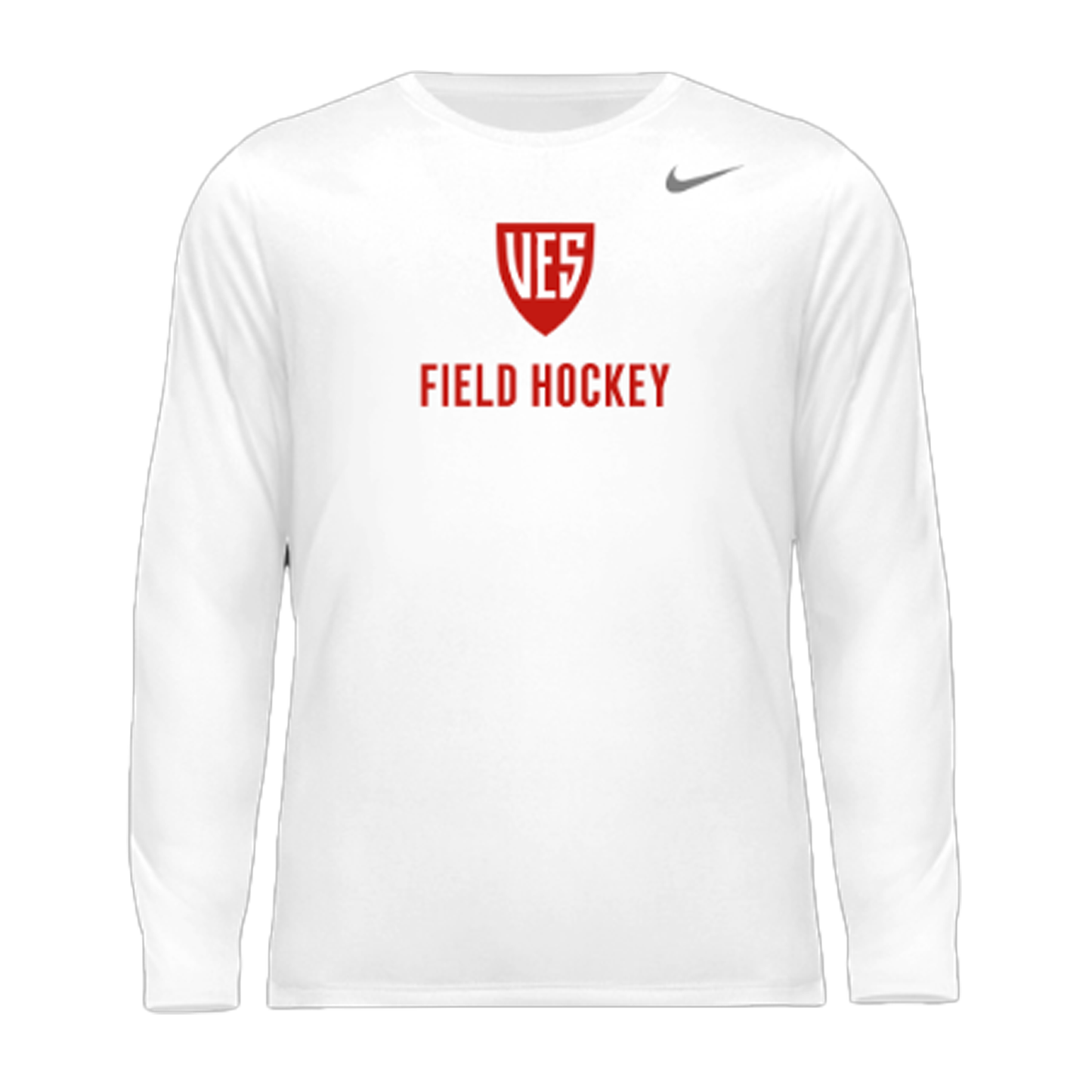 Men's White Nike Long Sleeve - Field Hockey