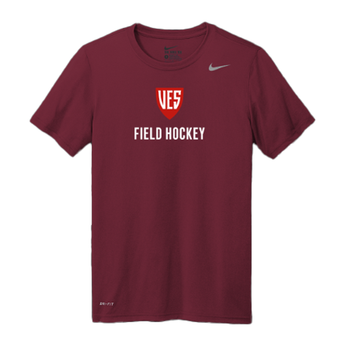 Men's Deep Garnet Nike Short Sleeve Tee - Field Hockey