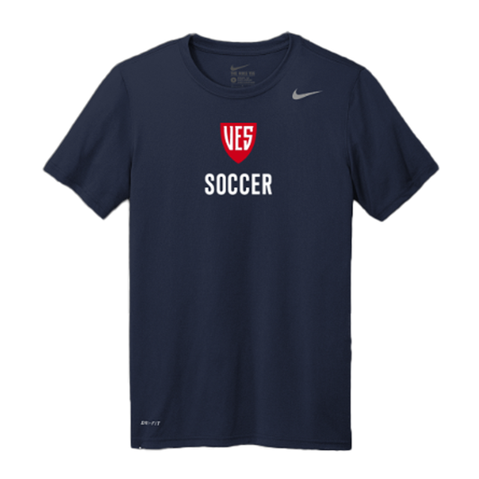 Men's Navy Nike Short Sleeve Tee - Soccer
