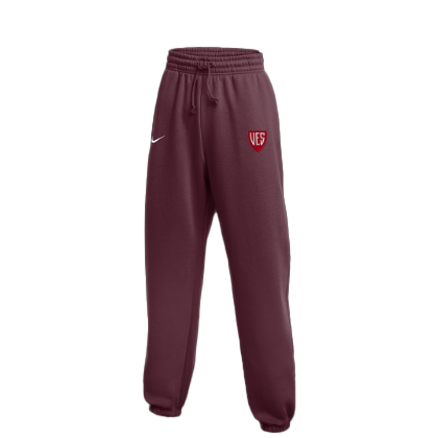 Women's Deep Garnet Nike Phoenix Fleece Pants