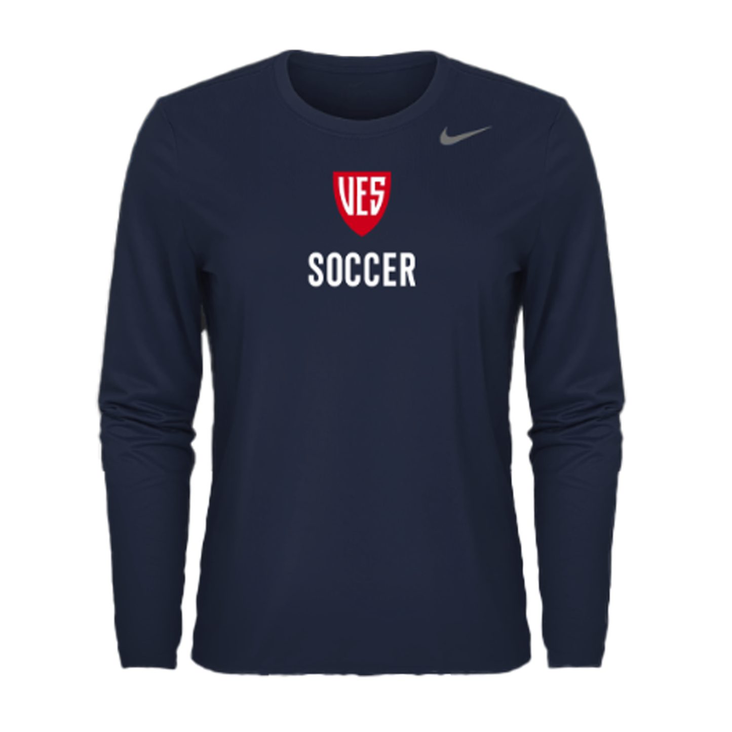 Women's Navy Nike Long Sleeve Tee - Soccer