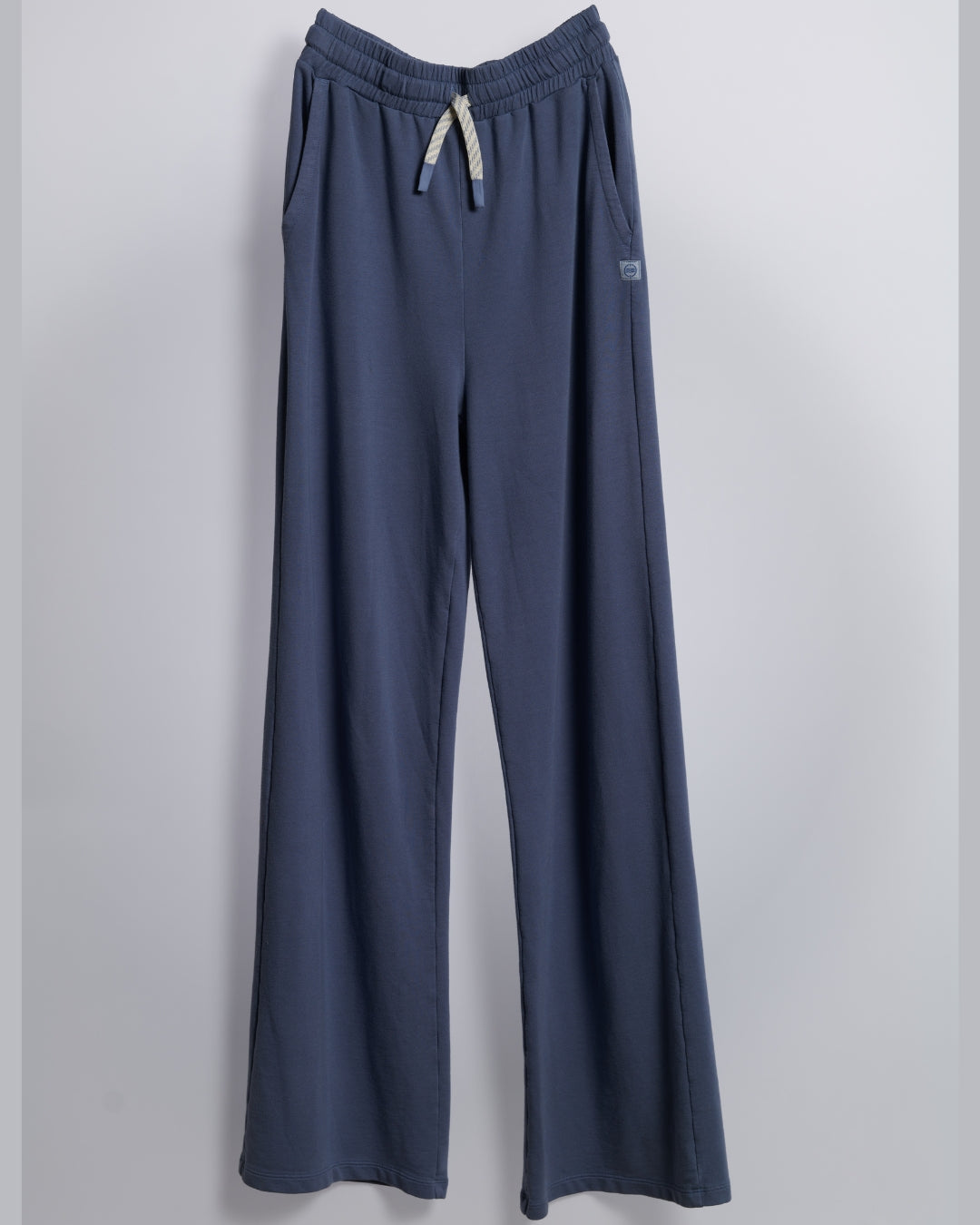Terry Wide Leg Pant - Lake