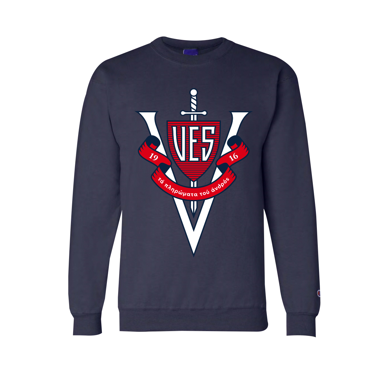 Navy Champion Crewneck Sweatshirt