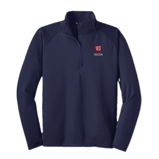 Men's Navy Sport-Tek 1/4 Zip - Soccer