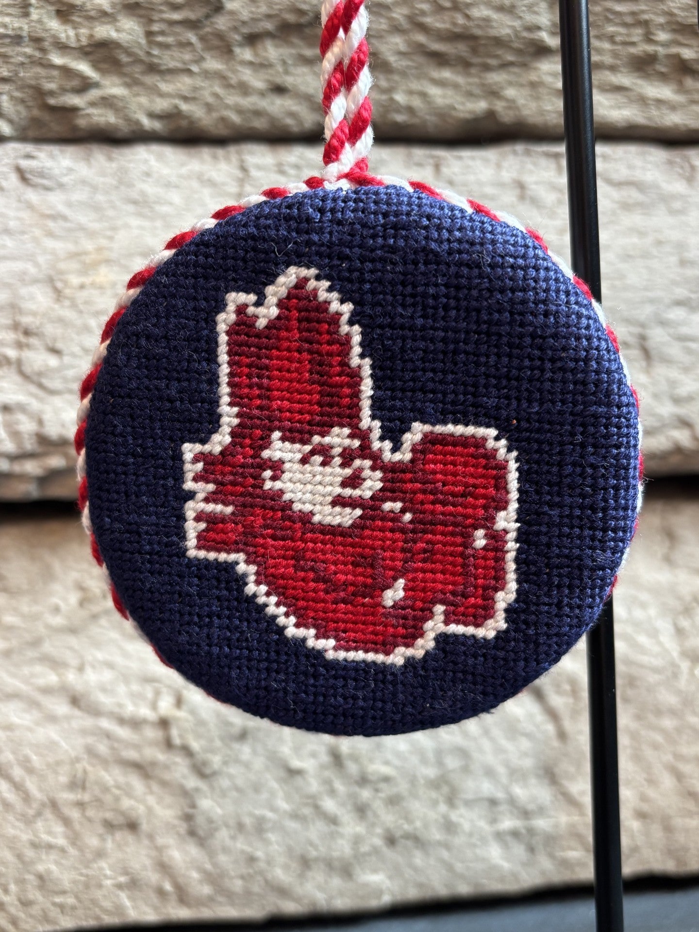 Ornament - Fighting Bishop Smathers and Branson Needlepoint