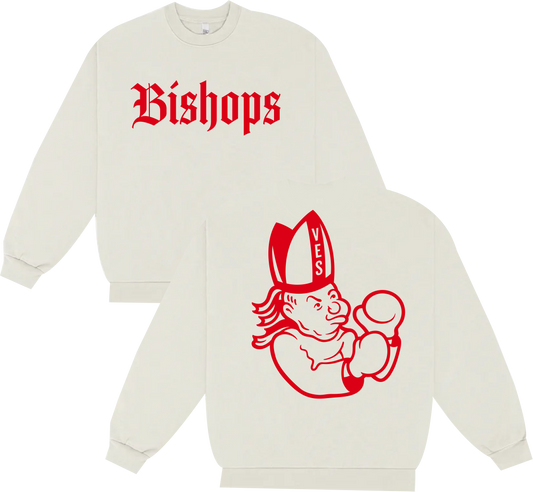 Creme Bishops Crewneck Sweatshirt