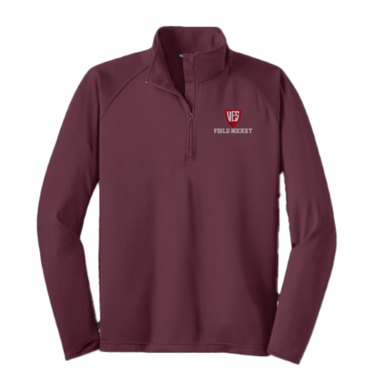 Men's Deep Garnet Sport-Tek 1/4 Zip - Field Hockey