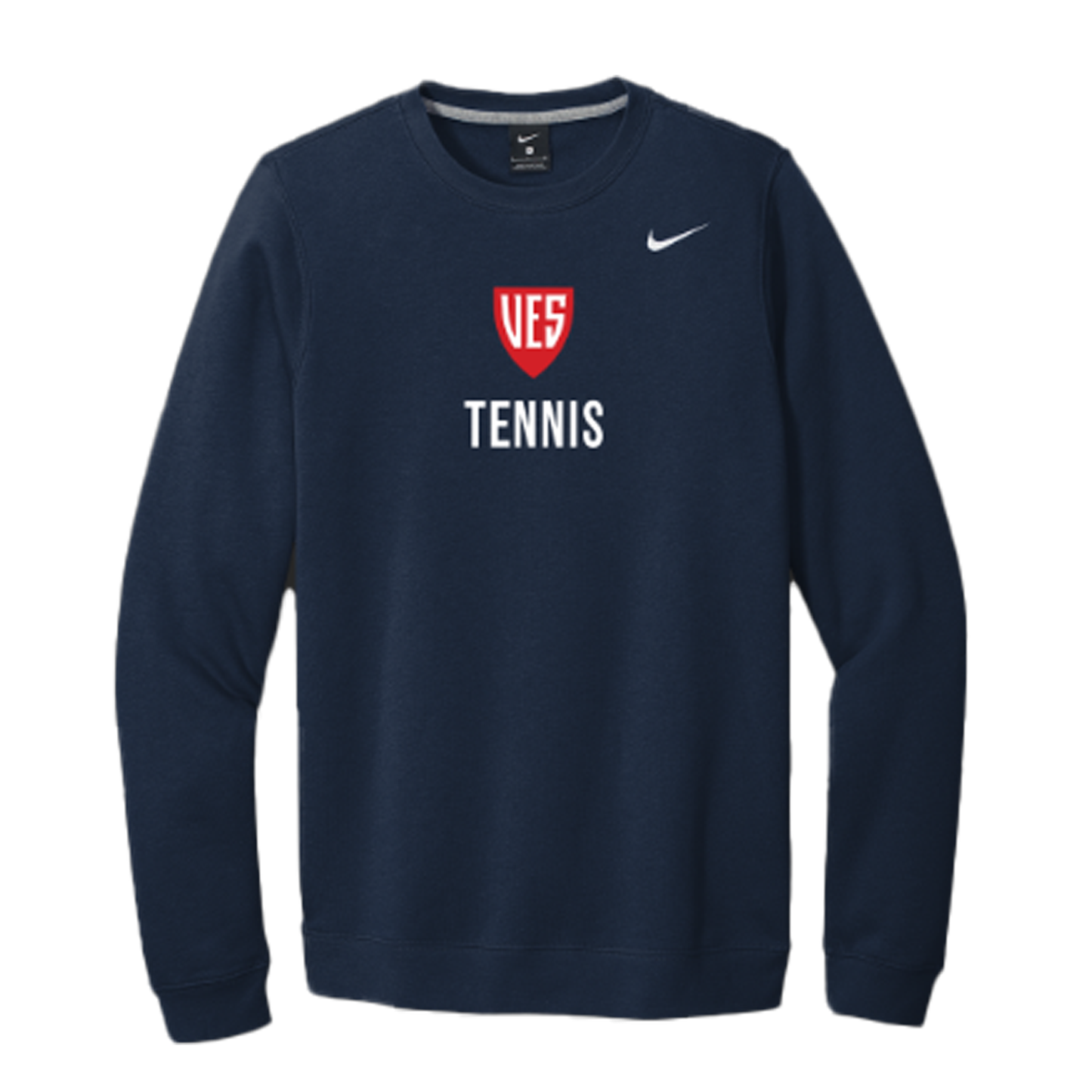 Navy Nike Fleece Crewneck - Tennis