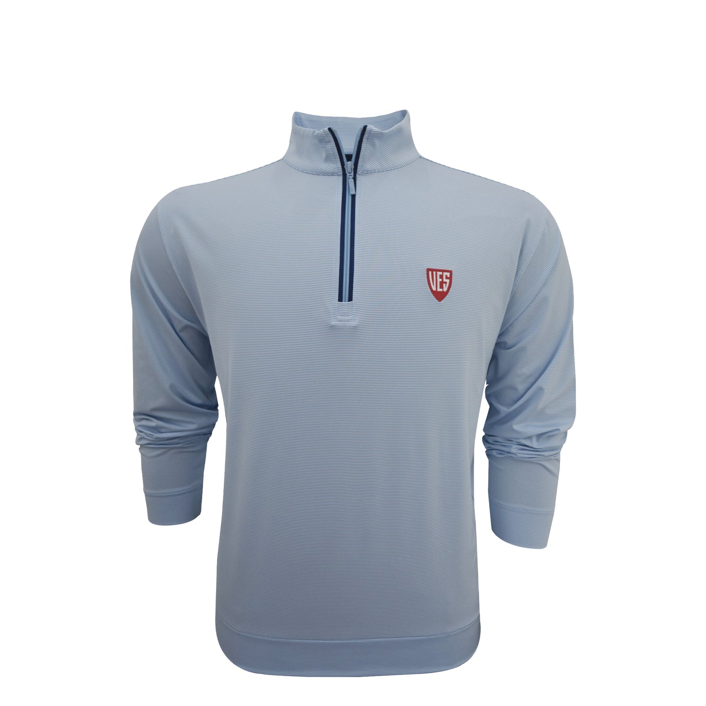Horn Legend 1/4 Zip Pullover - Serenity/White/Navy Trim