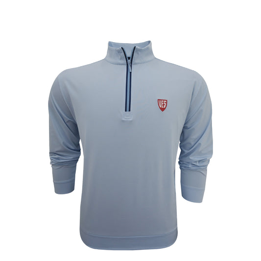 Horn Legend 1/4 Zip Pullover - Serenity/White/Navy Trim