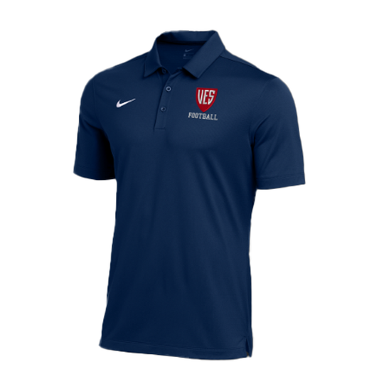Men's Navy Nike Dry Franchise Polo - Football