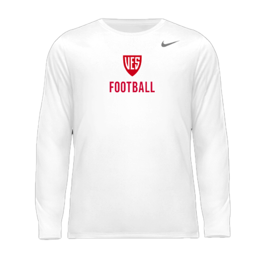 Men's White Nike Long Sleeve - Football