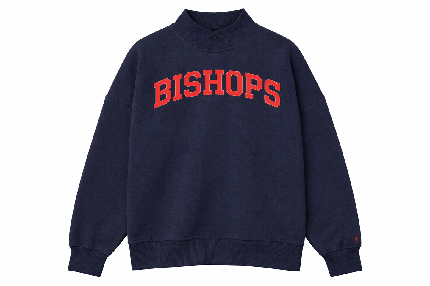 League Mock Neck - Navy