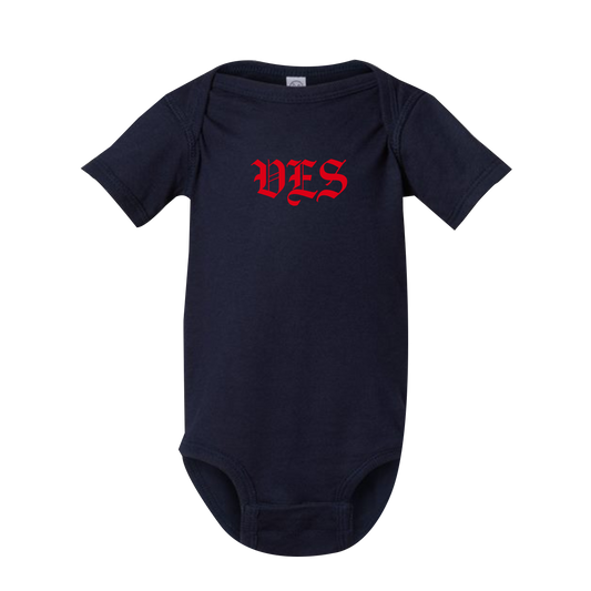 Infant Fine Jersey Bodysuit - Navy
