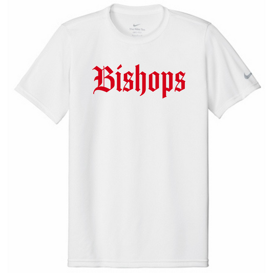 White Nike Dri-Fit Bishops T-Shirt