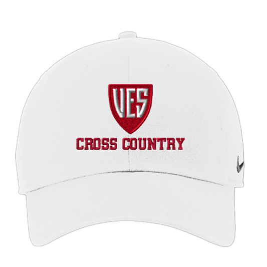White Nike Campus Cap - Cross Country