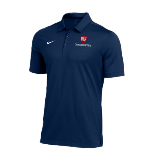 Men's Navy Franchise Polo - Cross Country