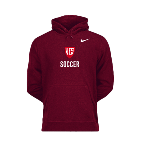 Men's Deep Garnet Nike Fleece Hoodie - Soccer