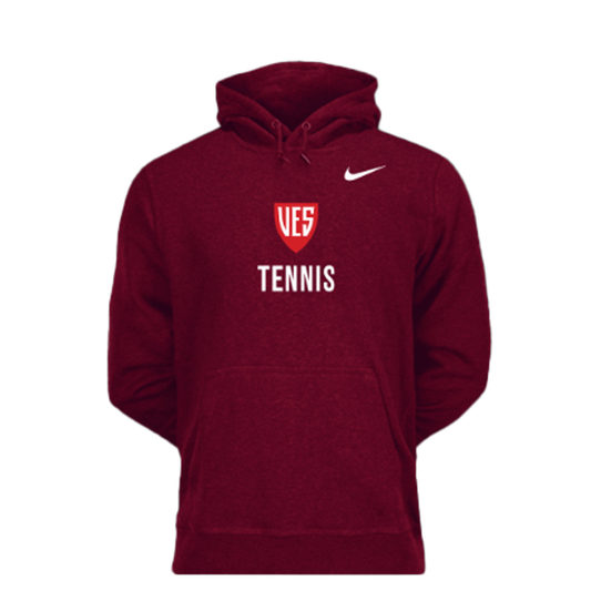 Men's Deep Garnet Nike Fleece Hoodie - Tennis