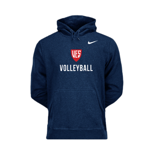 Men's Navy Nike Fleece Hoodie - Volleyball