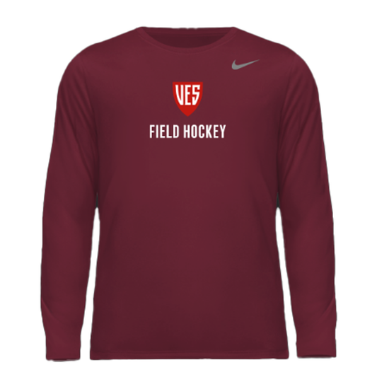 Men's Deep Garnet Nike Long Sleeve - Field Hockey