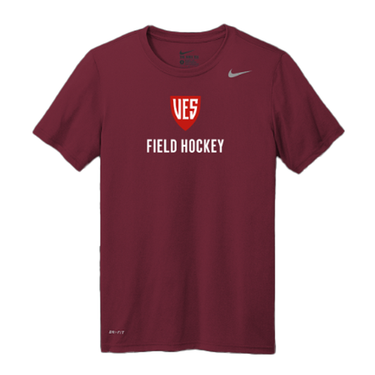Men's Deep Garnet Nike Short Sleeve Tee - Field Hockey
