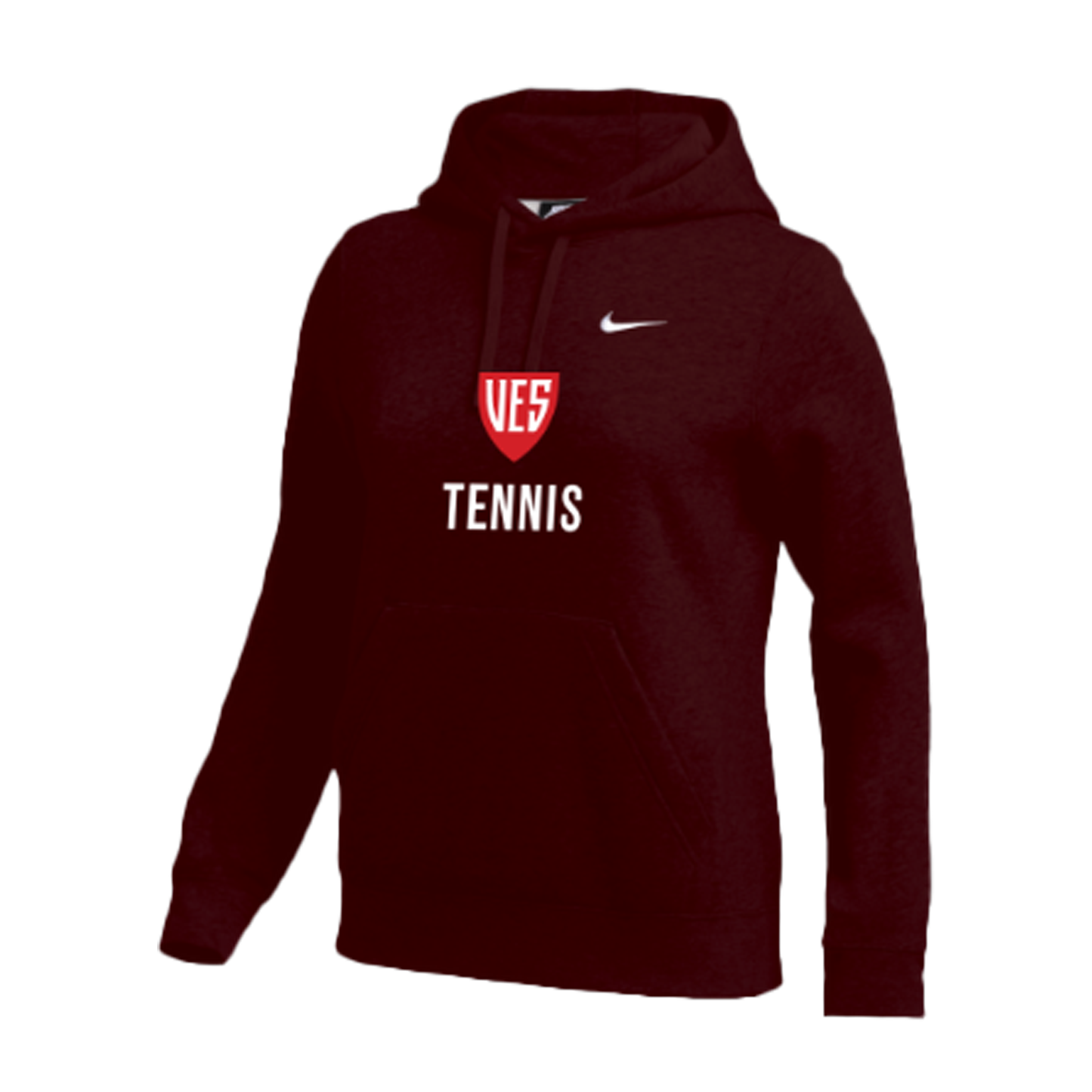 Women's Deep Garnet Nike Fleece Hoodie - Tennis