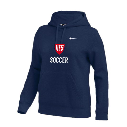 Women's Navy Nike Fleece Hoodie - Soccer