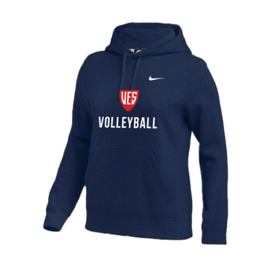 Women's Navy Nike Fleece Hoodie - Volleyball