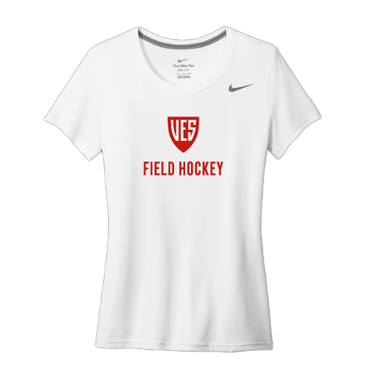 Women's White Nike Short Sleeve Tee - Field Hockey