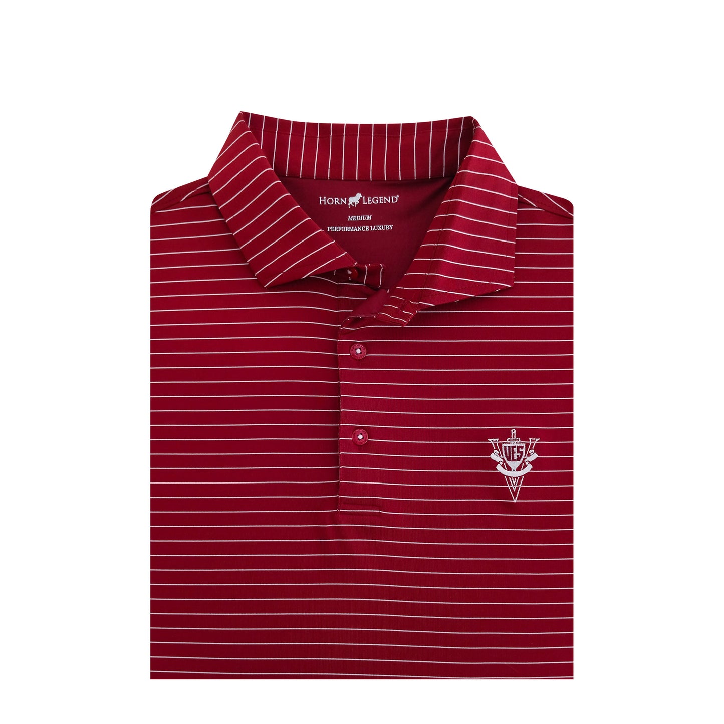 Horn Legend Classic Polo - Garnet/White