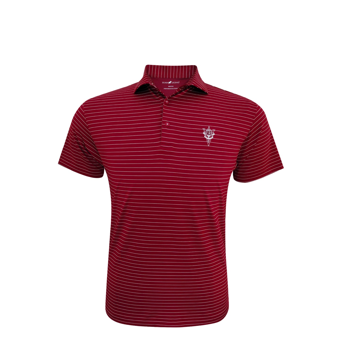 Horn Legend Classic Polo - Garnet/White