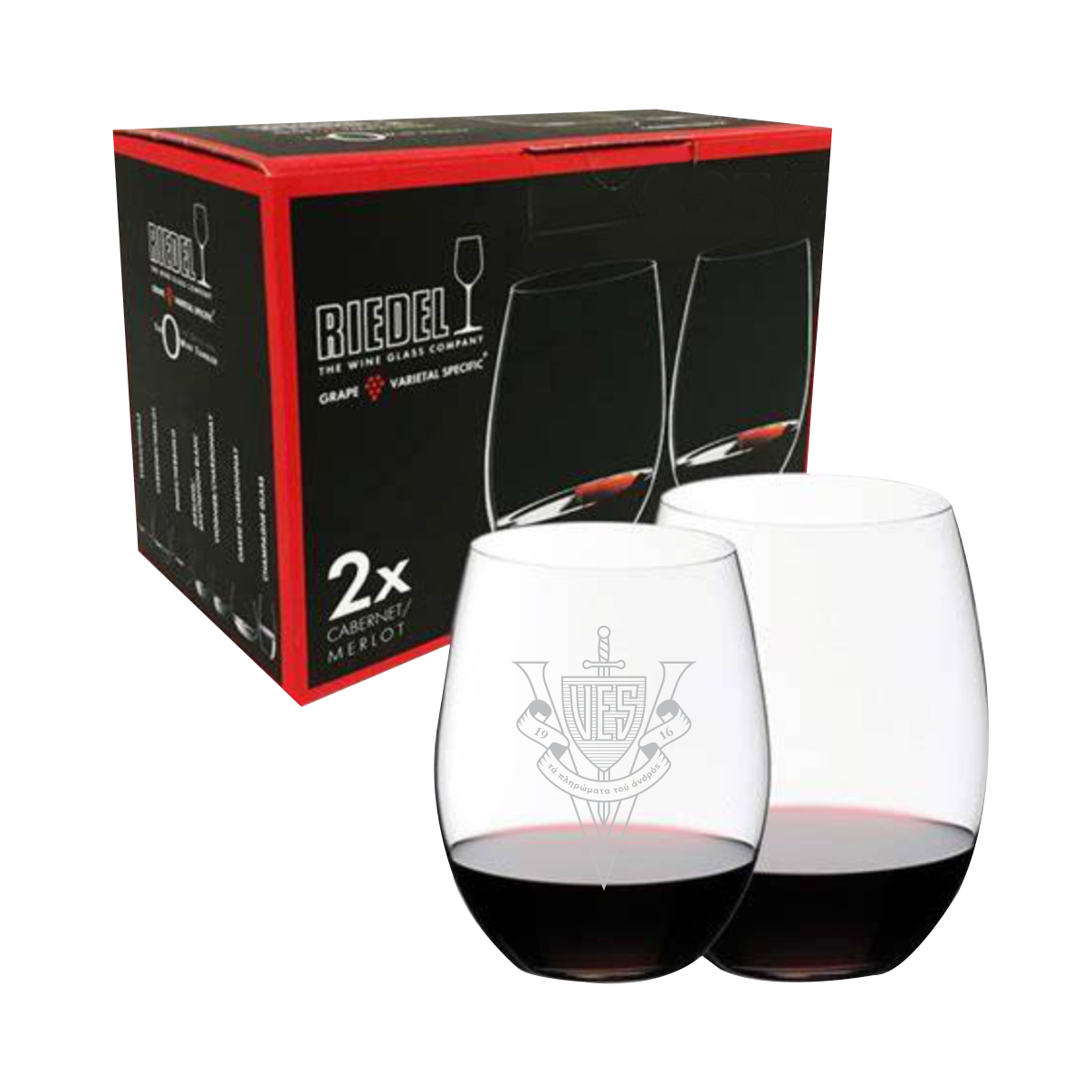 REIDEL Stemless Wine Glasses - set of 2