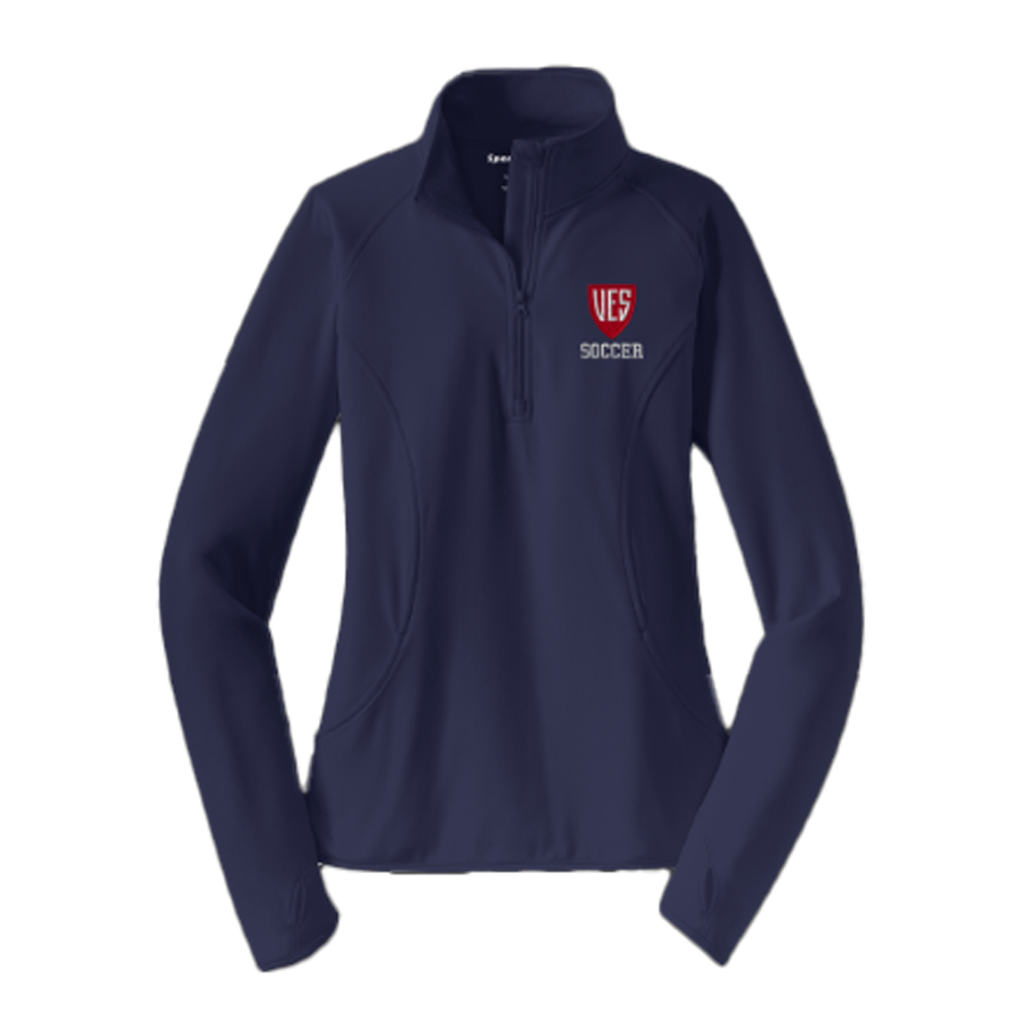 Women's Navy Sport-Tek 1/4 Zip - Soccer