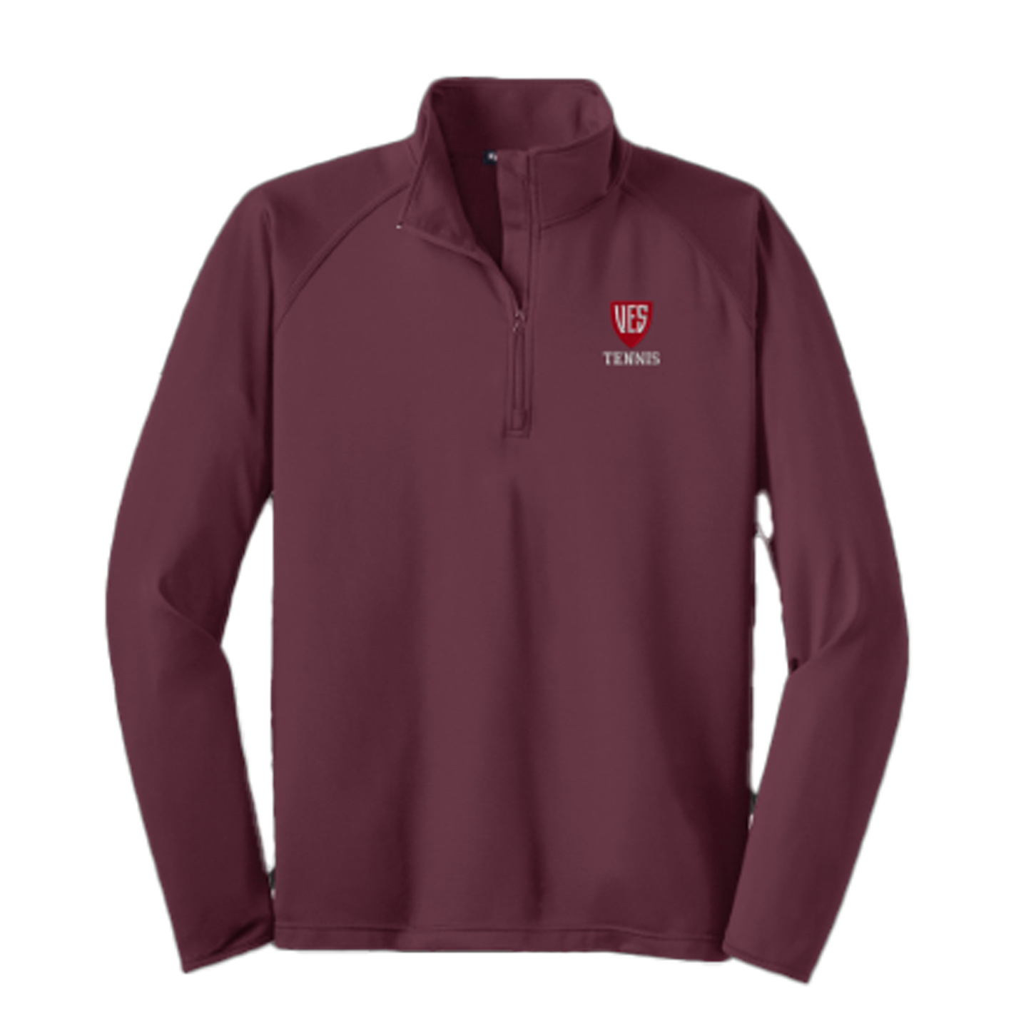 Men's Deep Garnet Sport-Tek 1/4 Zip - Tennis