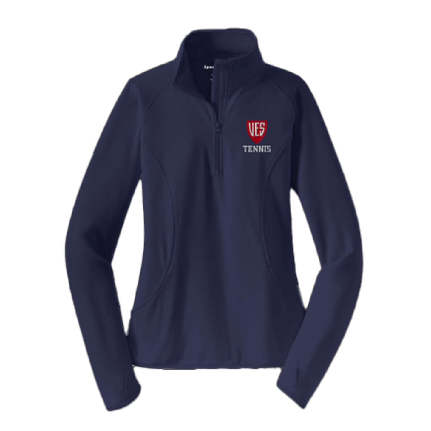 Women's Navy Sport-Tek 1/4 Zip - Tennis
