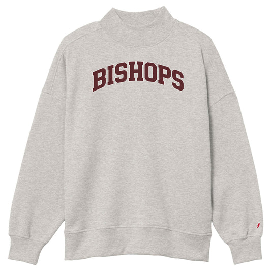 League Mock Neck - Steel Grey